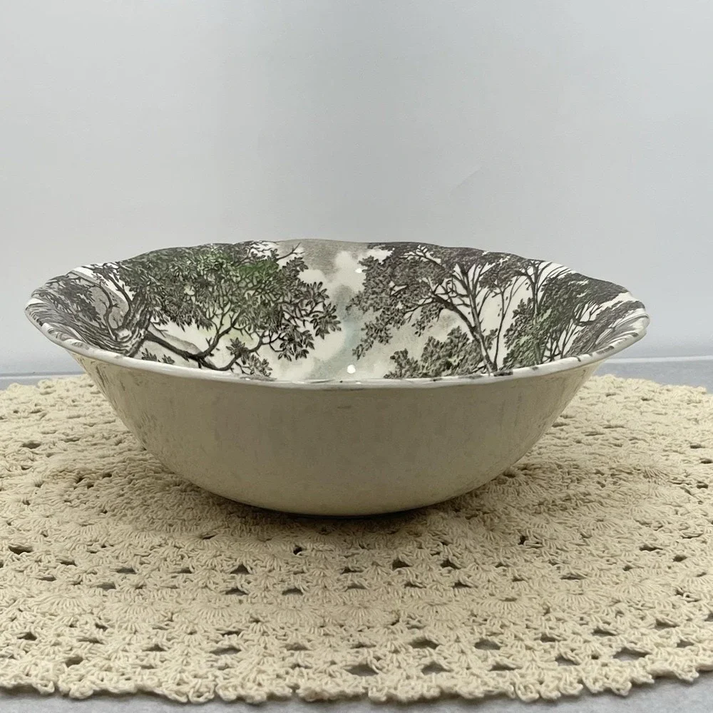 Vintage 1955 J & G Meakin Welcome Home Round Vegetable Bowl 8.25